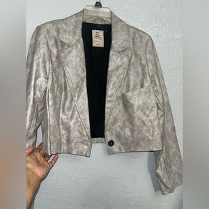 We the Free Vegan Leather Jacket size small